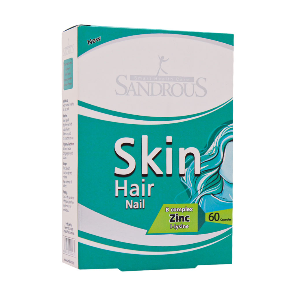 کپسول اسکین هیر اند نیلز سندروس 60 عددی