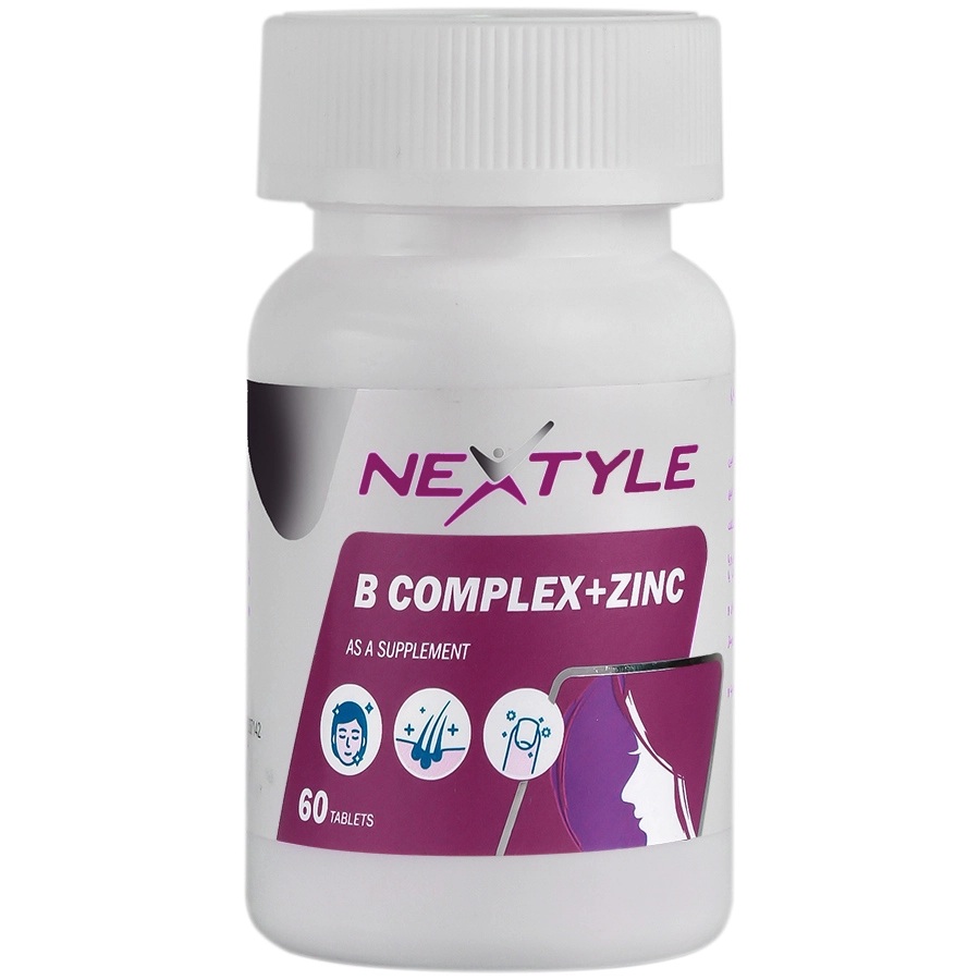 قرص ب کمپلکس پلاس زینک نکستایل 60 عددی